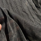 Star Jacquard Crinkle Organza - Shimmering Fabric for Women & Children