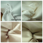 قماش ساتان ميكادو ثقيل - مادة فستان زفاف منظم بعرض 150 سم