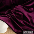 Solid Velvet Fabric - Glossy Four-Sided Elastic Material 160cm