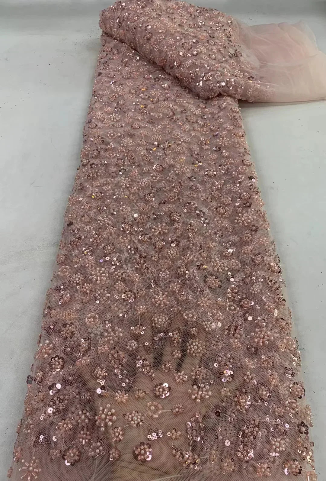 Tubo de cuentas brillantes y exquisitas de 23 colores para bordar uñas, flores tridimensionales, lentejuelas, tela para coser vestidos de noche.