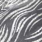 Shining Foil Stamping Spray Wave Glitter Powder Mesh Embroidery Lace Fabric Wedding Dress Handmade Decorative Fabric Material