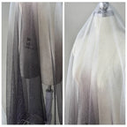 غزل سماء مرصعة بالنجوم متدرج الألوان، ختم ساخن، رش مسحوق، نسيج شبكي لامع ذهبي، غزل شفاف، قماش فستان، قماش