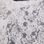 Colección Primavera/Verano 2025, tela de encaje hueco Jinammonia, tela de ropa de mujer de moda, tela de encaje al por mayor.