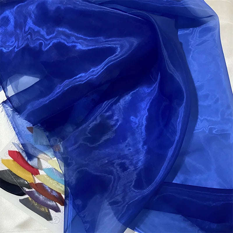 Vestido de hilo ligero de malla suave con agua líquida, tela Hanfu Super Fairy DIY, diseño de perspectiva de hilo fluido para boda