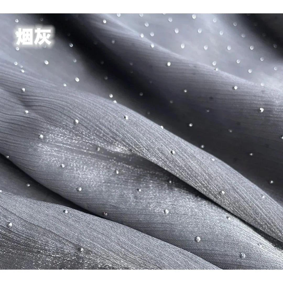 فستان زفاف نسائي مسائي بتصميم سماء مرصعة بالنجوم بتصميم زهرة جليدية من الساتان الأكثر مبيعًا