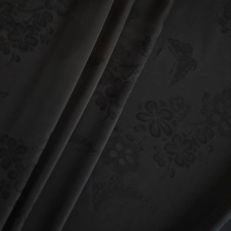 Imitación de tejido de satén jacquard suave de alta calidad hecho de ácido acético adecuado para vestidos de novia, vestidos formales, etc.