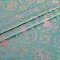 Elegant Brocade Jacquard Fabric - Traditional Pattern Material