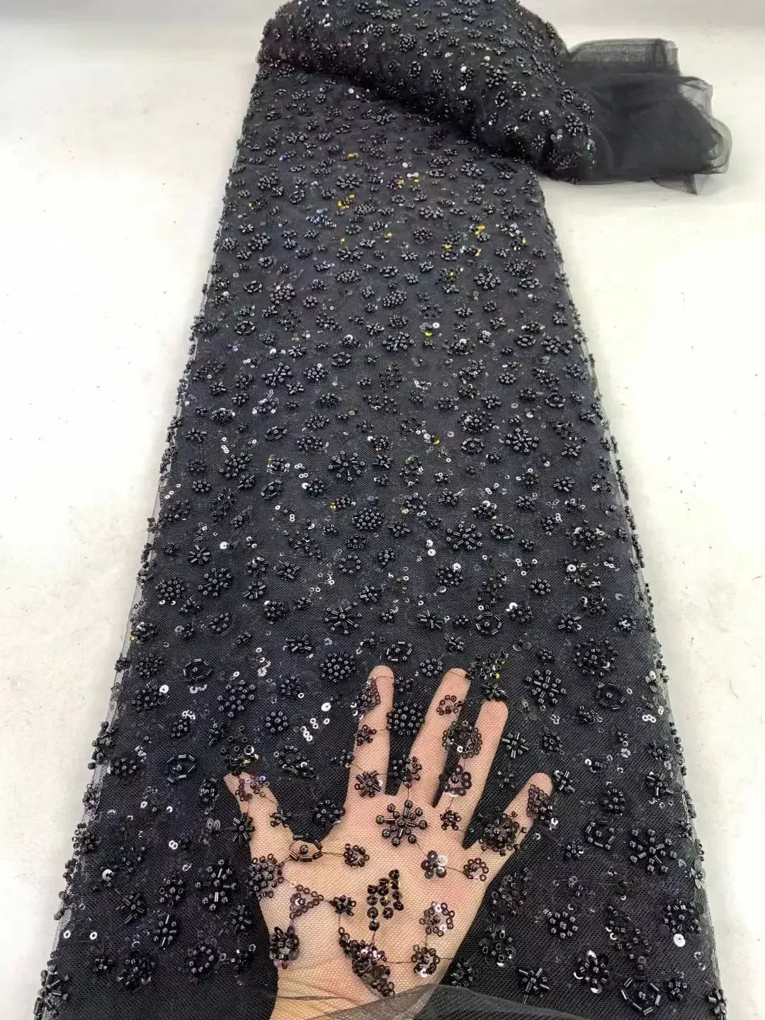 Tubo de cuentas brillantes y exquisitas de 23 colores para bordar uñas, flores tridimensionales, lentejuelas, tela para coser vestidos de noche.