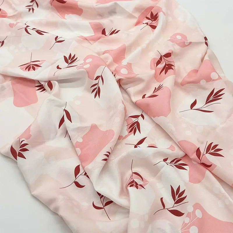 قماش قطني كتان مطبوع بنمط زهور فنية مرسومة بالزيت لخياطة غطاء الطاولة والستائر والديكور الداخلي