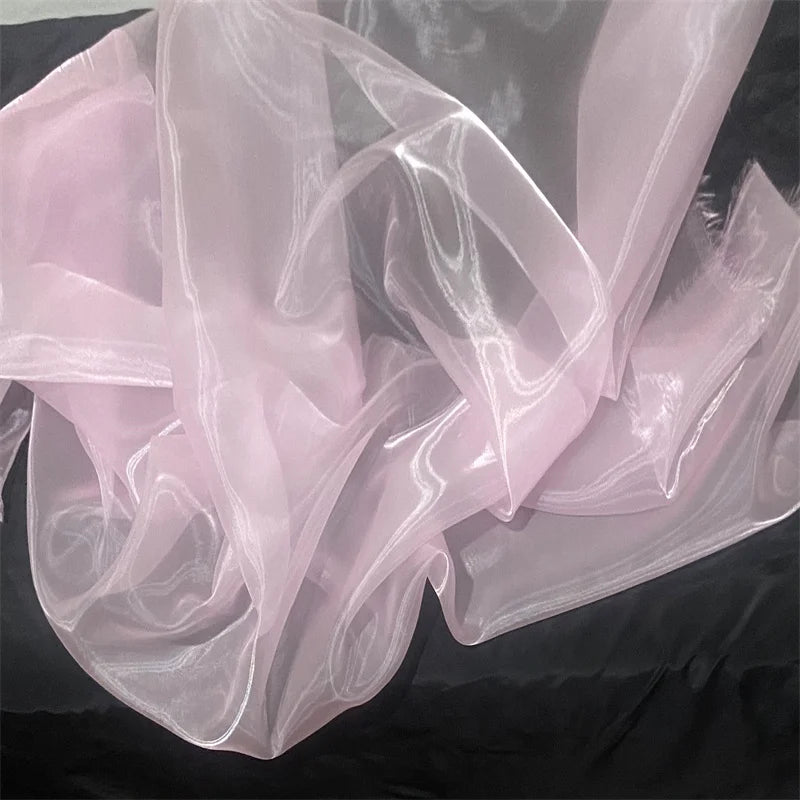 Vestido de hilo ligero de malla suave con agua líquida, tela Hanfu Super Fairy DIY, diseño de perspectiva de hilo fluido para boda