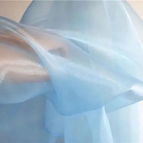 Crystal Organza Fabric Suitable For Wedding Dresses Formal Gowns Party Decorations And Background Designs