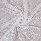 Tela de encaje jacquard con peonías para vestido de novia, cheongsam, ropa interior, velo, malla decorativa