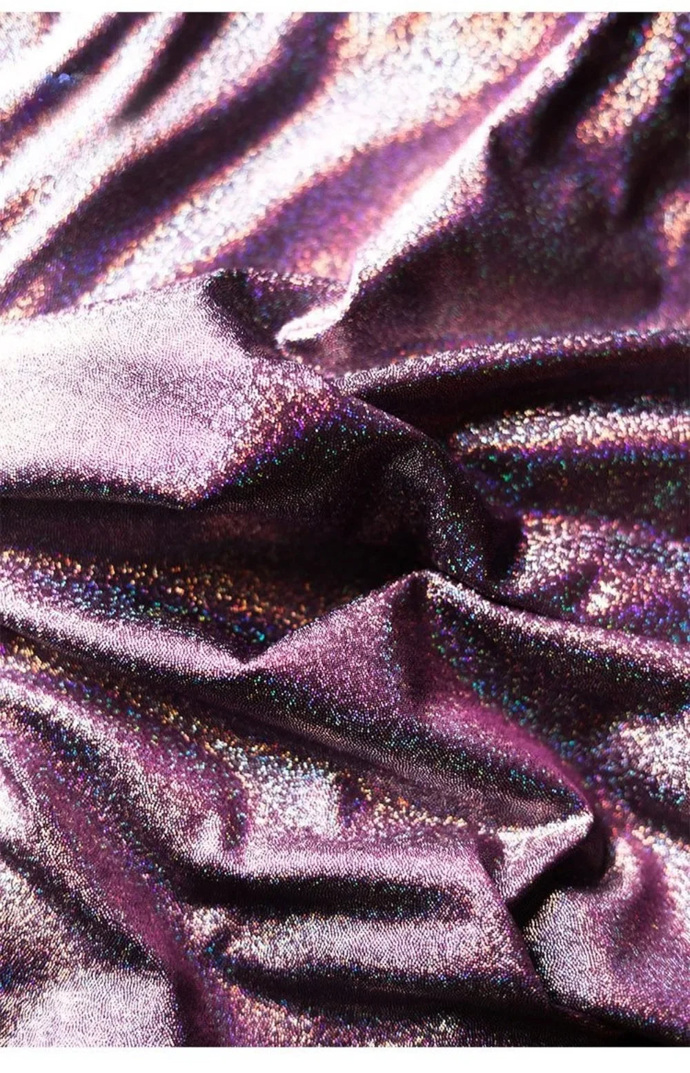 Gold Foil Glitter Stretch Fabric - Gradient for Stage Costume & Decor