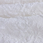 قماش جاكار ثلاثي الأبعاد على شكل زهرة فقاعية رباعية الجوانب مناسب لفساتين الزفاف والفساتين الرسمية وعناصر أزياء لوليتا