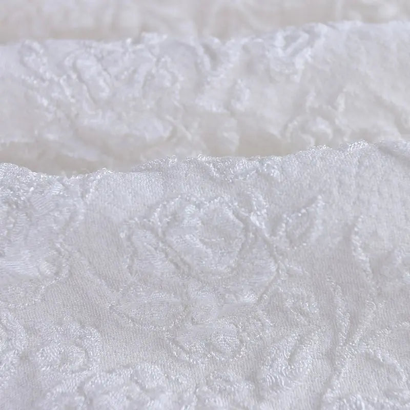 قماش جاكار ثلاثي الأبعاد على شكل زهرة فقاعية رباعية الجوانب مناسب لفساتين الزفاف والفساتين الرسمية وعناصر أزياء لوليتا