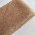 Irregular Texture Gold Thread Organza Mesh Fabric - High End Couture Material
