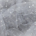 Glitter Bronzing Star Tulle Fabric - Party Backdrop Decoration Material