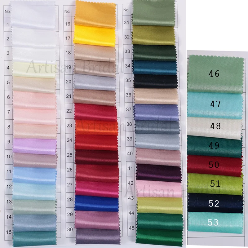 قماش ساتان سائل لامع - شارموز عاكس للملابس المسائية