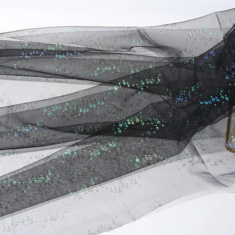 Mesh Knit Multi-color Mesh Yarn Designer Uses Children Princess Dresses Cute Dresses Headwear For DIY Wedding Formal Wear Fabric