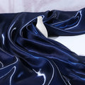 Glossy Liquid Satin Fabric - Reflective Charmeuse for Evening Wear