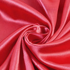 قماش ساتان كريستالي سميك لامع - مادة ستارة فستان بلون واحد