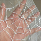 Creative Spider Web Sequin Lace - Wedding & Stage Performance Fabric