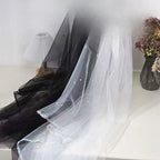 Soft and thin pearl net fabric suitable for wedding dresses formal gowns headscarves parties and daily wear combinations