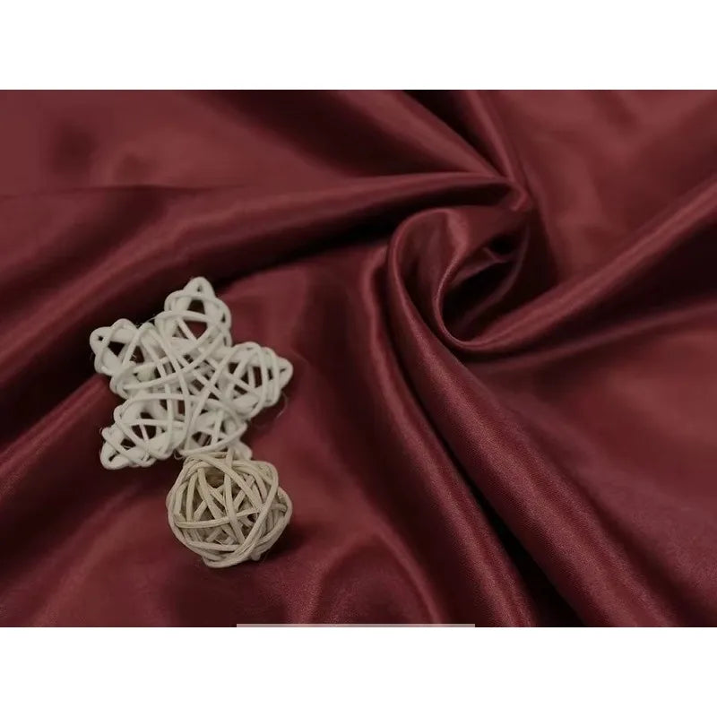 Tissus Simulated Silk With Light Satin Cloth Wholesale Wedding Dress Wedding Pajamas Homewear Lining Eye Mask Shower Cap Fabric