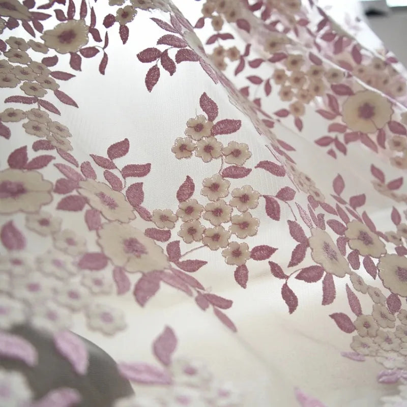 Color Block Embroidery Lace - Elegant for Formal Wear & Home Decor