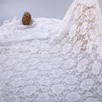 قماش دانتيل مجوف مرن من البوليستر الأمونيا الجديد للربيع والصيف والخريف والشتاء 2025، قماش دانتيل عصري للنساء