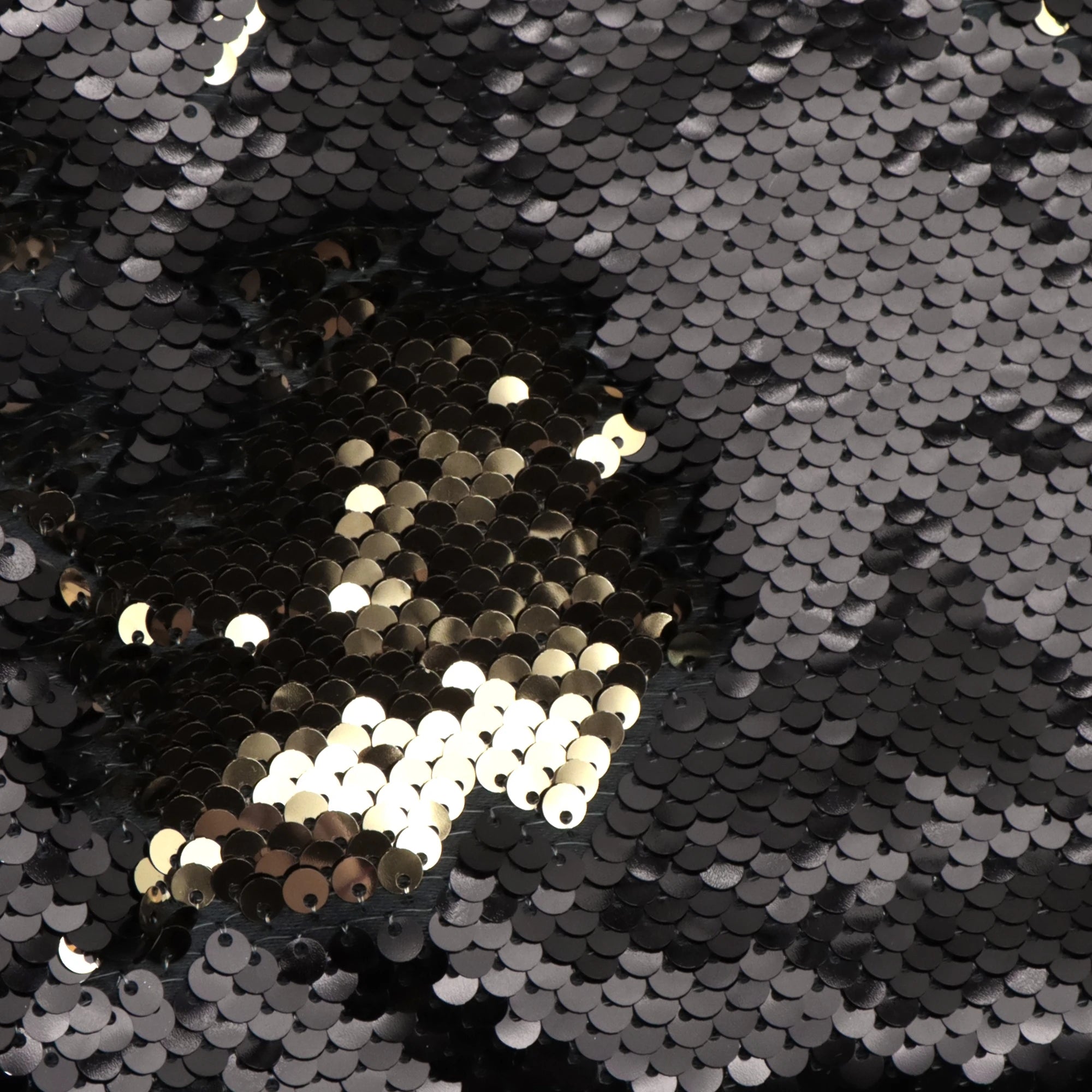 Tela reversible con lentejuelas para vestido de noche, de dos colores, para manualidades creativas, con lazo para el pelo, para bolso o bolso.