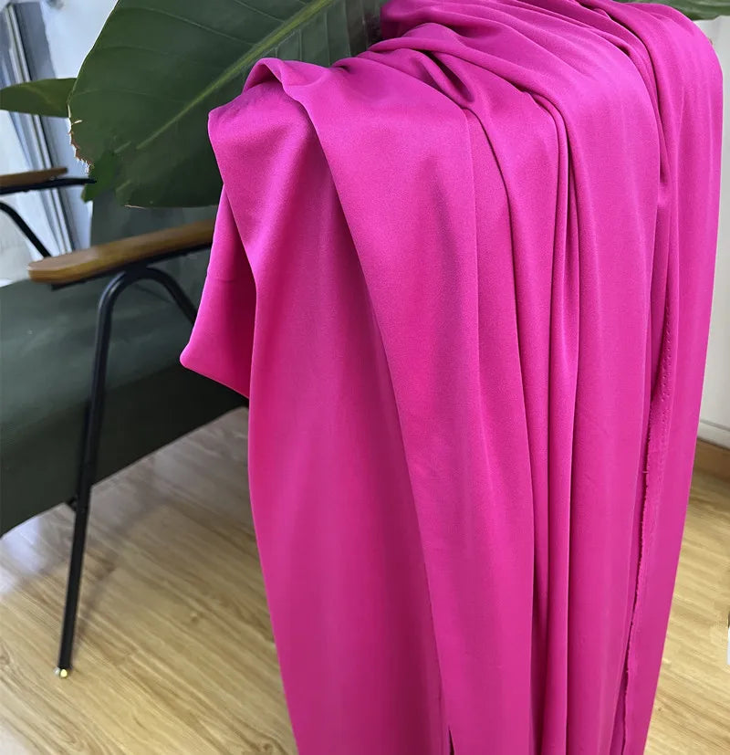 Orange Yellow Gold Coffee Milk Silk Stretch Fabric Roll Width 150cm for Wedding Home Decor Backdrop Drape Goblet Garment