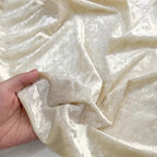 قماش مخملي ذهبي ماسي - مادة مرنة وناعمة 160 سم