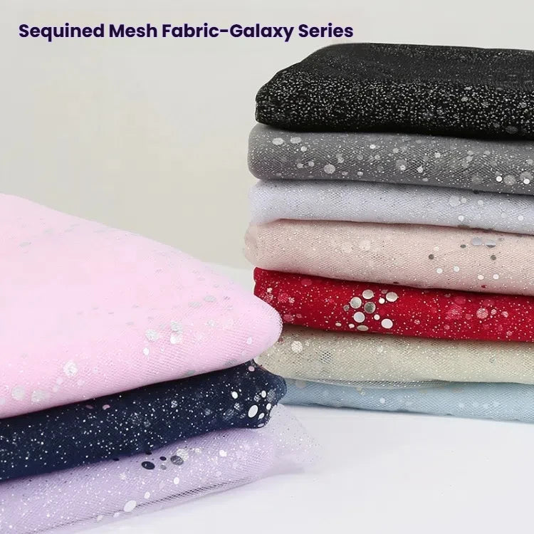 Galaxy Mesh Dreamy Fluffy Skirt Yarn - Stage Clothing & Backdrop Fabric