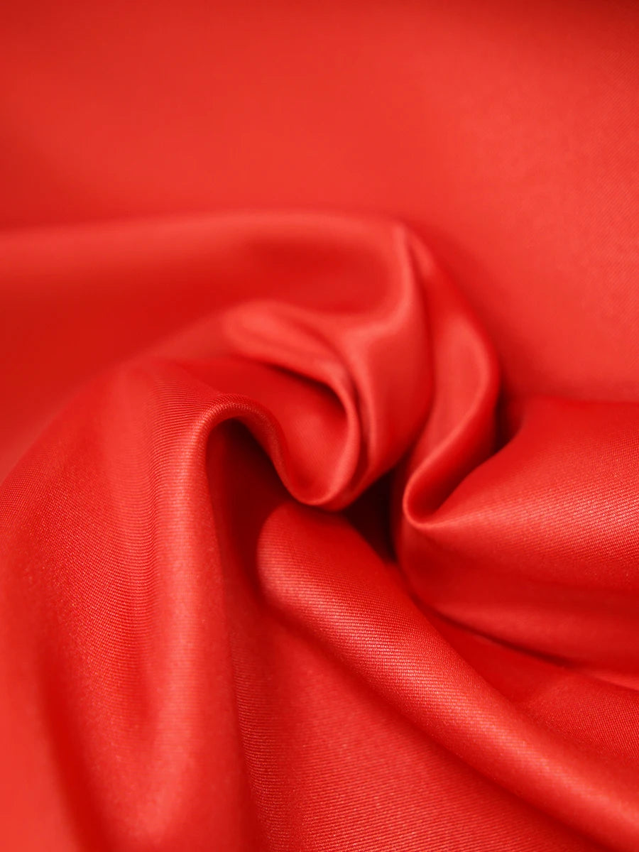 قماش ساتان ميكادو ثقيل - مادة فستان زفاف منظم بعرض 150 سم