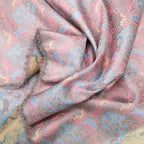 قماش جاكار منسوج بكثافة - مادة ناعمة عالية الجودة للأزياء