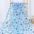 Organza de copo de nieve Bronzi, vestido infantil, accesorios para el cabello, malla navideña, accesorios decorativos para el día de San Valentín, nuevo