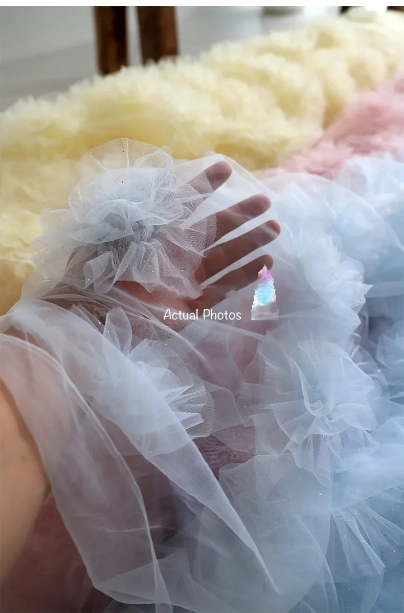 Tela de hilo de nube con encaje floral 3D rosa dulce, delicada tela de estilo forestal para fotografía, decoración de fondo de boda, utilería para sesiones de fotos DIY