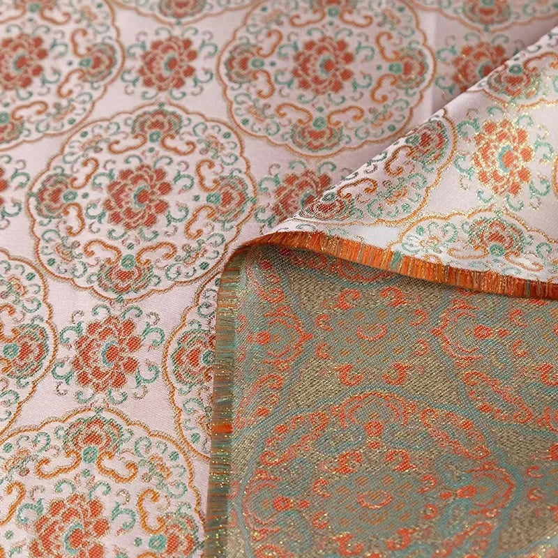 قماش جاكار منسوج بكثافة - نسيج ناعم عالي الجودة