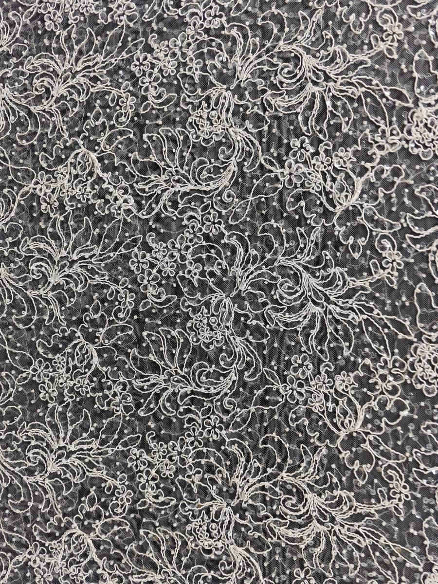 New sequin embroidery lace fabric sewing wedding dress cheongsam dress decoration DIY handmade fabric