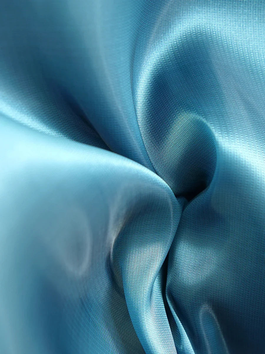 TR Satin Fabric - Liquid Organza Glow Lustrous Wedding Dress Material