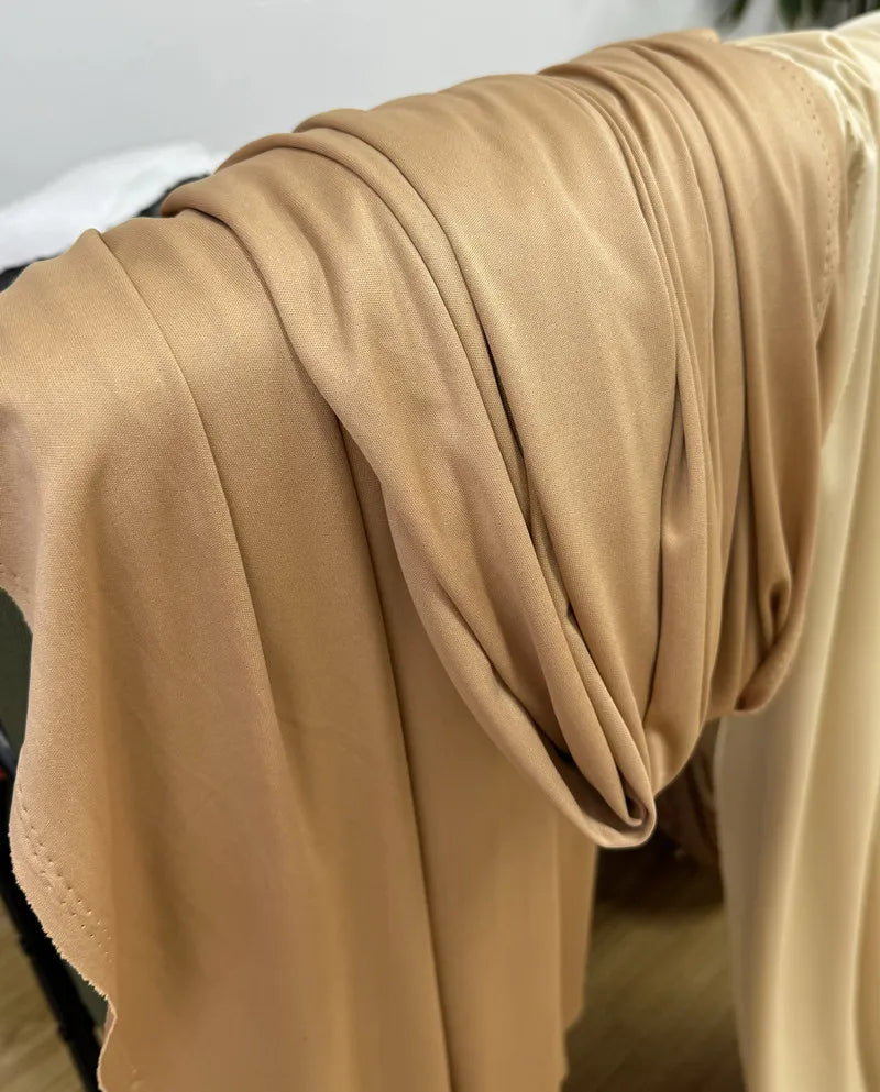 Orange Yellow Gold Coffee Milk Silk Stretch Fabric Roll Width 150cm for Wedding Home Decor Backdrop Drape Goblet Garment