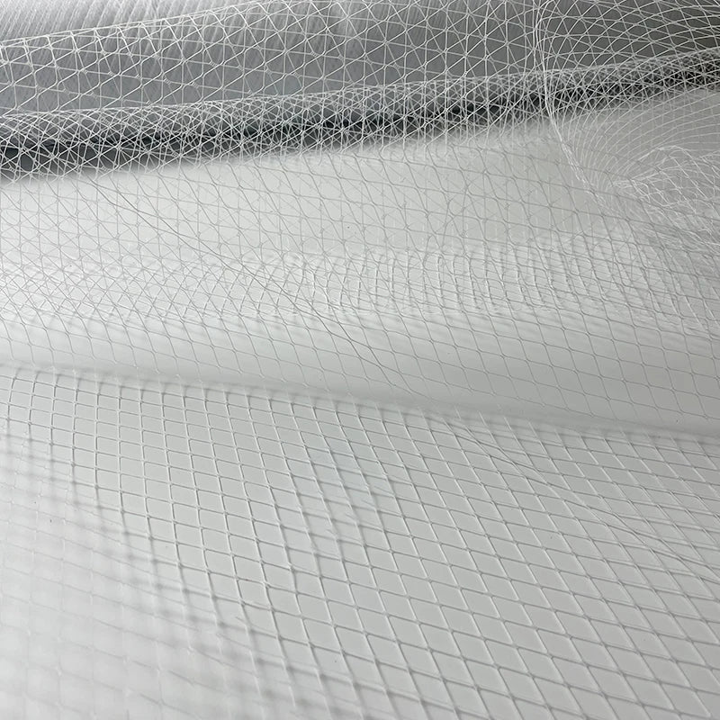 صنع يدوي من نسيج شبكي صلب على شكل ماسة، عصابة رأس مجوفة ذات عيون كبيرة، قبعة علوية، خيوط، تصميم ملابس مصنوع يدويًا