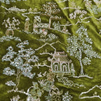 فستان رسمي فاخر من قماش مخملي مطرز بالخرز باللون الأسود والنبيذ الأحمر الفاخر، قماش مخملي ذهبي مطرز