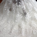 Beaded Eyelash Lace - Wedding Veil & Fashion Curtain Fabric