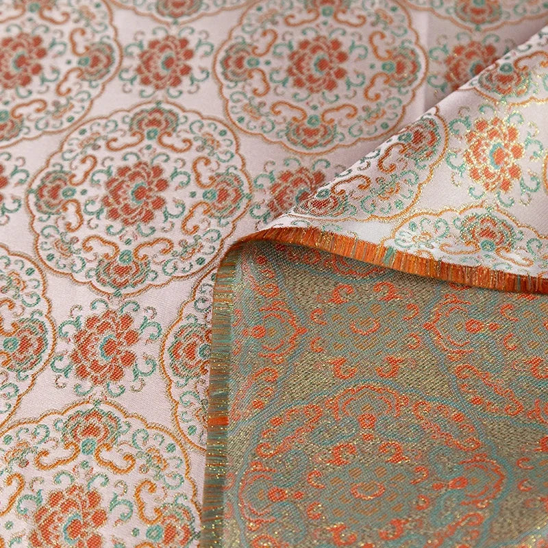 قماش جاكار منسوج بكثافة - نسيج ناعم عالي الجودة