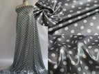 Polka Dot Printed Satin - Smooth for Dresses & Accessories — fabric photo 6