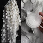 Stereoscopic Circular Cutting Piece Perspective Mesh Fabric Sewing Wedding Dress Evening Gown Graduation Designer DIY Fabric