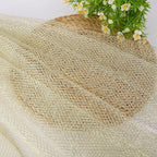 Gold And Silver Mesh,tissus Couture Sewing Fabrics Rhombus ,decorative Net Party Dress Background Children's Dress Hat Gift Box