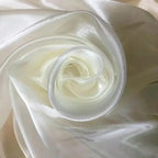 Tela de organza de cristal - Malla rígida y transparente para vestido de novia, 145 cm